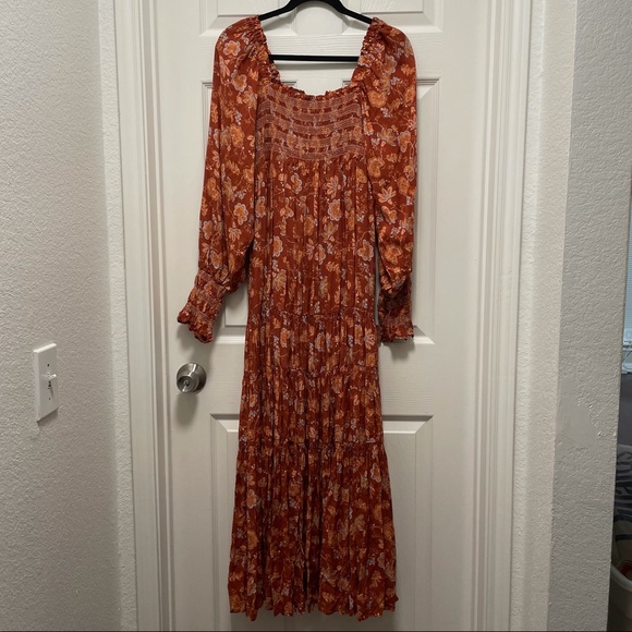 🔥NWT Free People Sweet Escape Long Sleeve Maxi - Picture 10 of 16